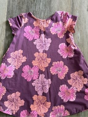 Ava Sky Hibiscus Dress